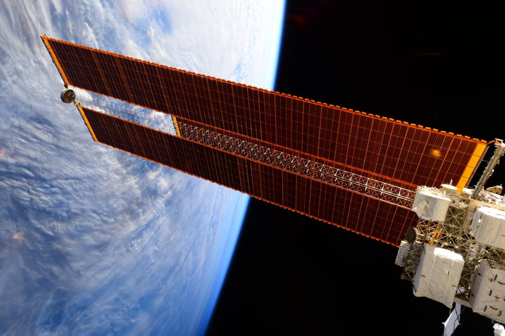 Alcuni dei pannelli solari a bordo della stazioneCredits: NASA