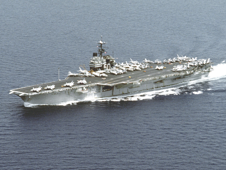 La super portaerei USS Saratoga