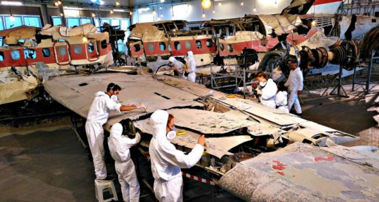 Restauro del relitto del DC-9