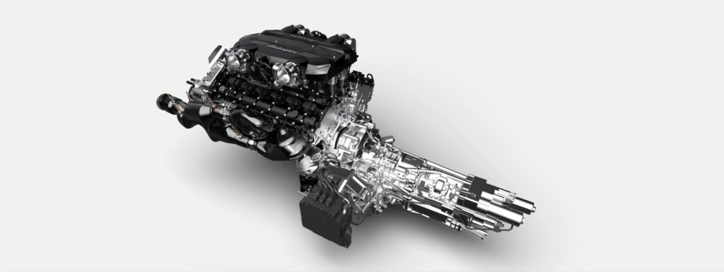 Il powertrain della Lamborghini Sian V12 RoadsterPH: www.lamborghini.com