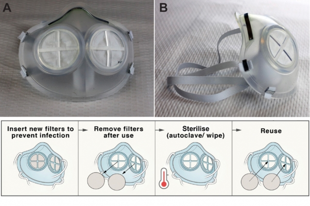 Caratteristiche maschera in silicone del MIT