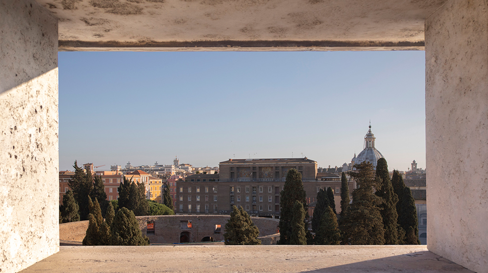 In foto: una delle viste dal Bulgari Hotel Roma