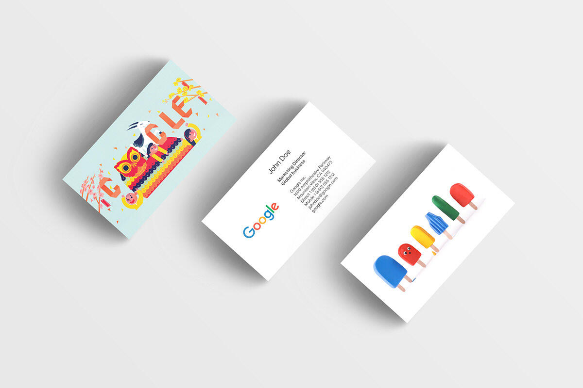 Google People Card: il biglietto da visita reinventato - Google People Card. Credits: Jihye Lee