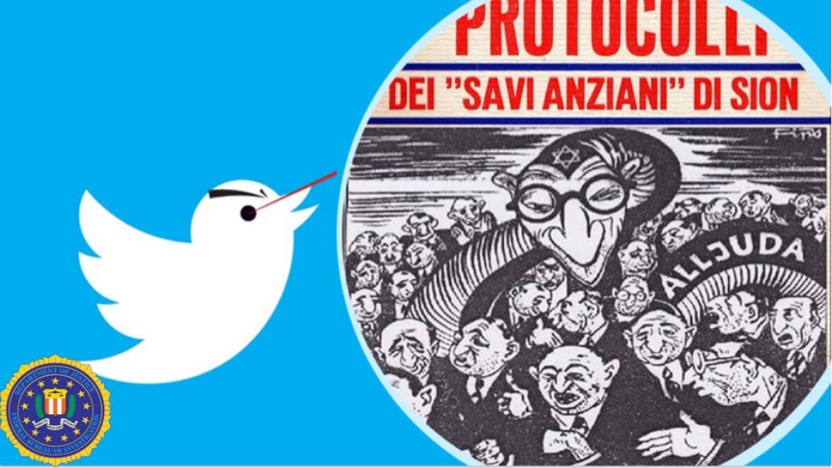 FBI: pubblicati i protocolli dei Savi di Sion, utenti Twitter confusi - 