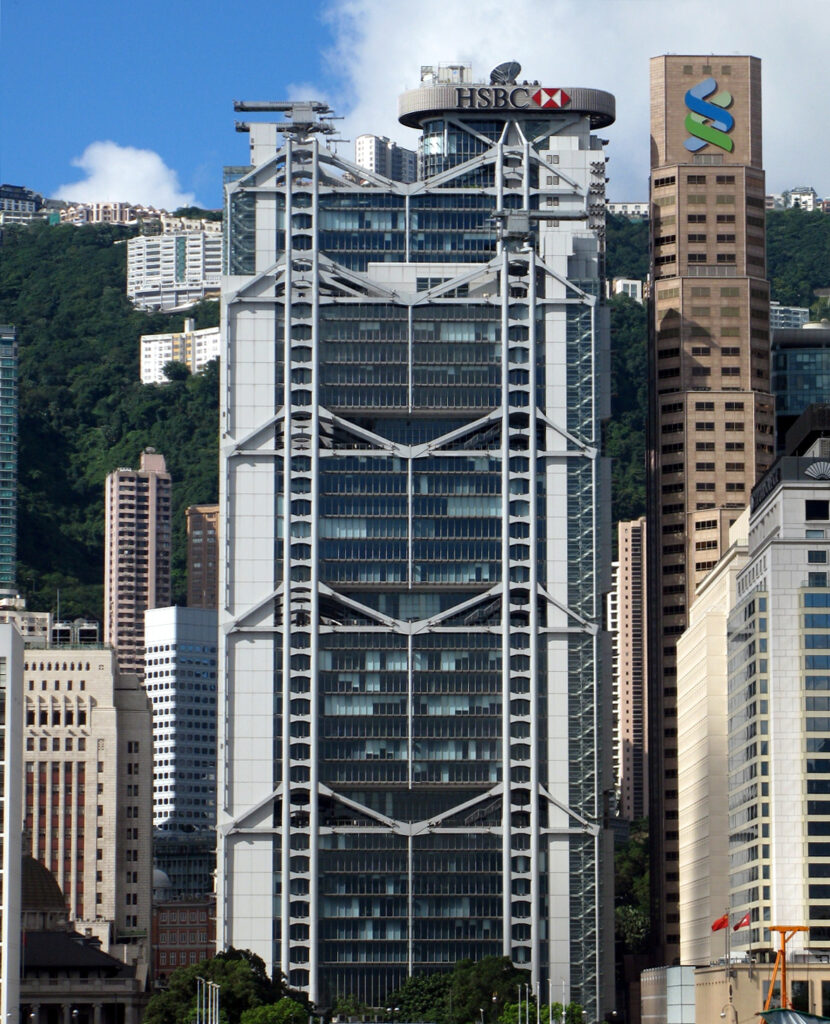 Il grattacielo HSBC di Hong Kong. Ph. wikipedia.org