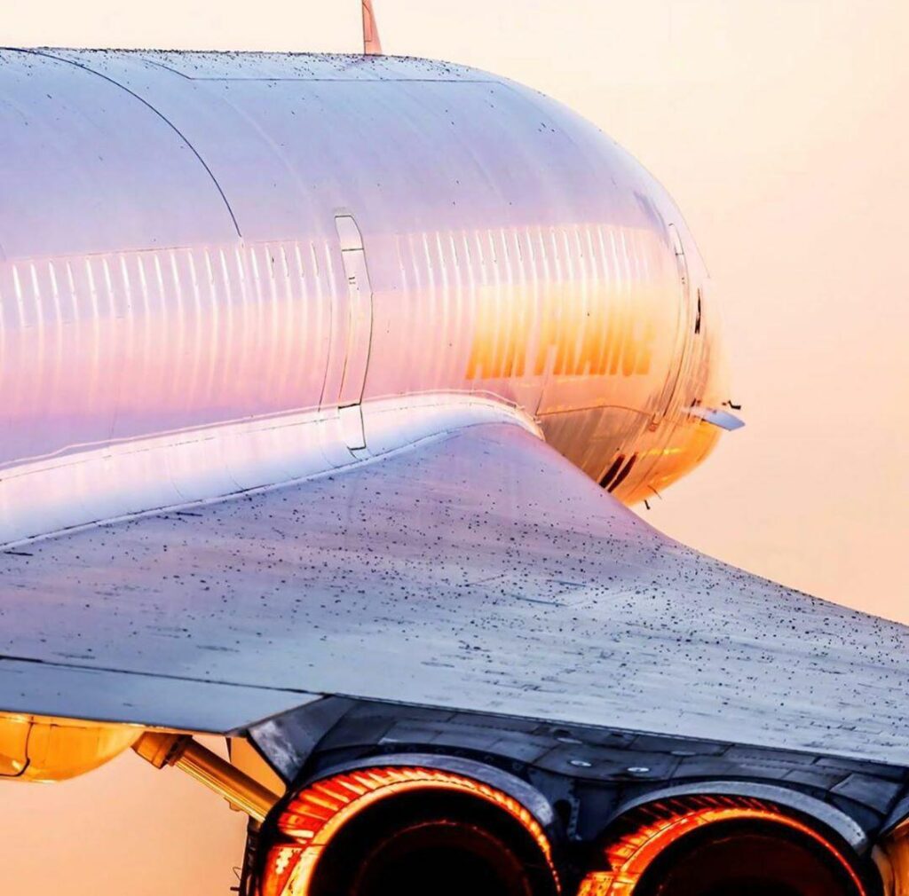 Concorde presso lo stabilimento Airbus a Tolosa, Francia