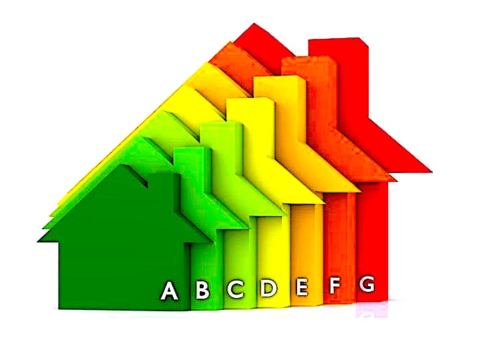 Rappresentazione del  "salto di classe energetica", da ingenio.it