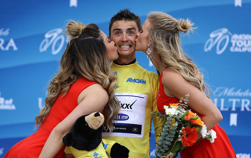 Tour della California, modalità di premiazione per le edizioni precedenti al 2020, di tutte le maggiori competizioni ciclistiche, Tour de France compreso.