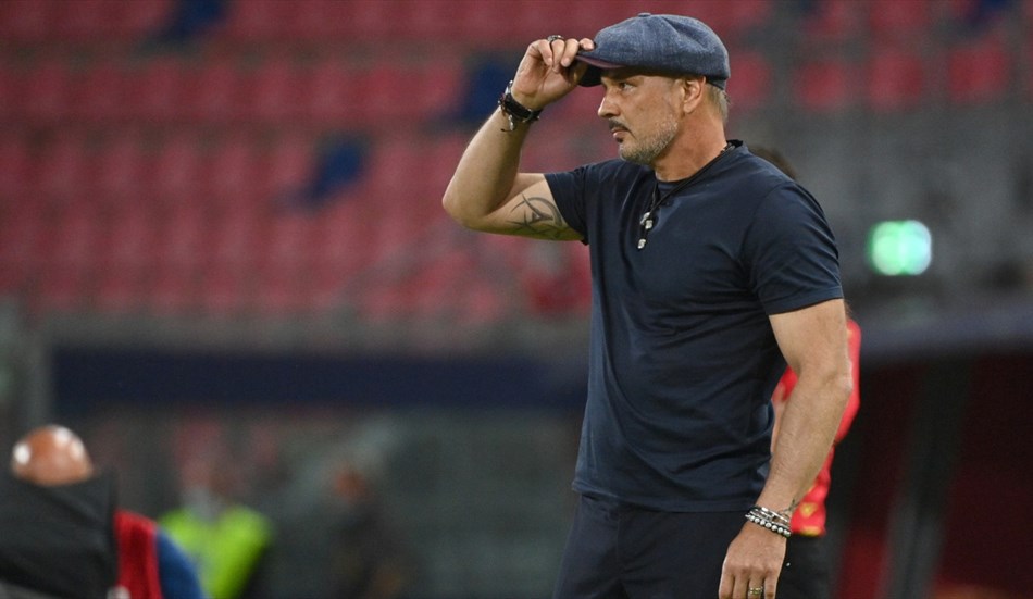 Sinisa Mihajlovic, l'allenatore del Bologna. Credits: teleromagna.it