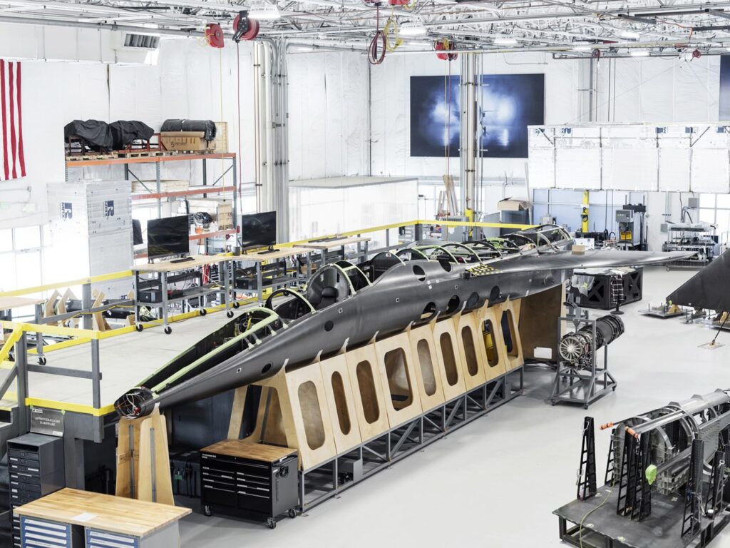 XB-1 dopo l'aggancio ali-fusolieraCredits: Boom Supersonic