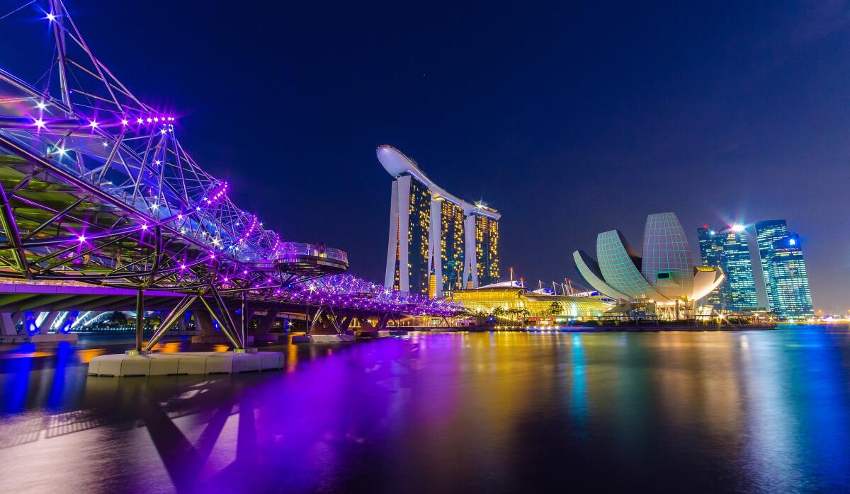 Marina Bay di Singapore: un’area dall’architettura futuristica - 
