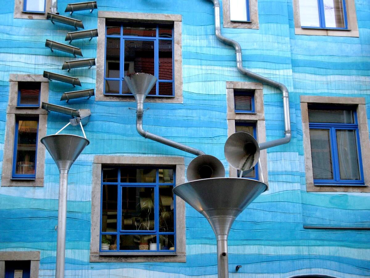 Il palazzo che suona con la pioggia di Dresda - Ph: fattistrani.it