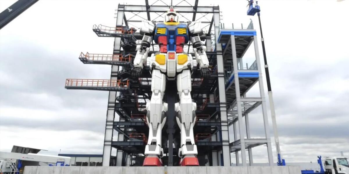La Gundam Factory mostra al mondo il suo gigante di 18 metri - 