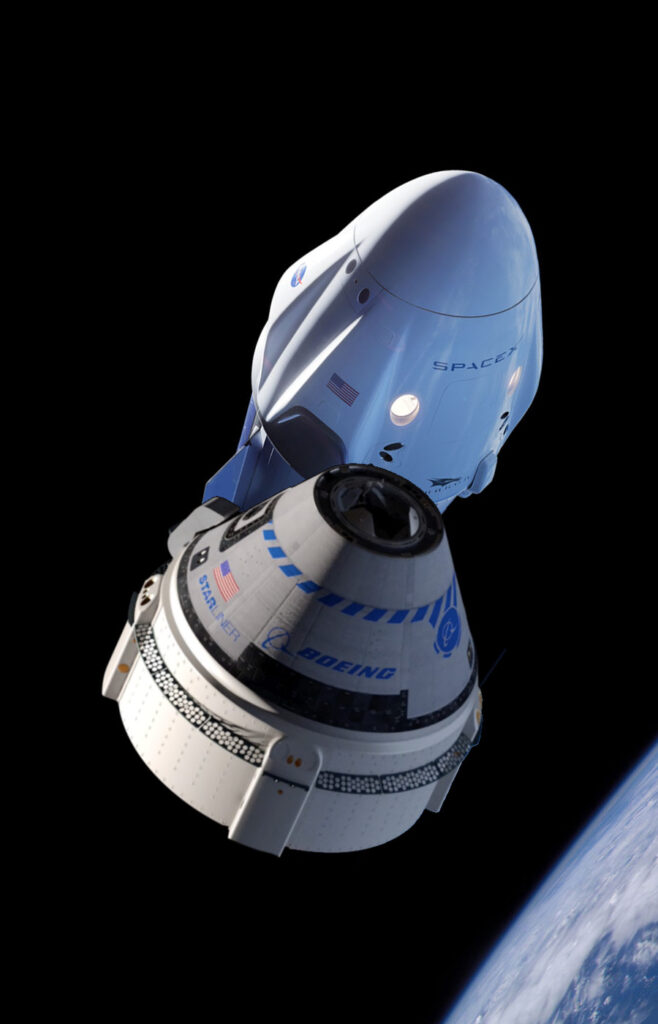 Crew Dragon e Starliner a confronto