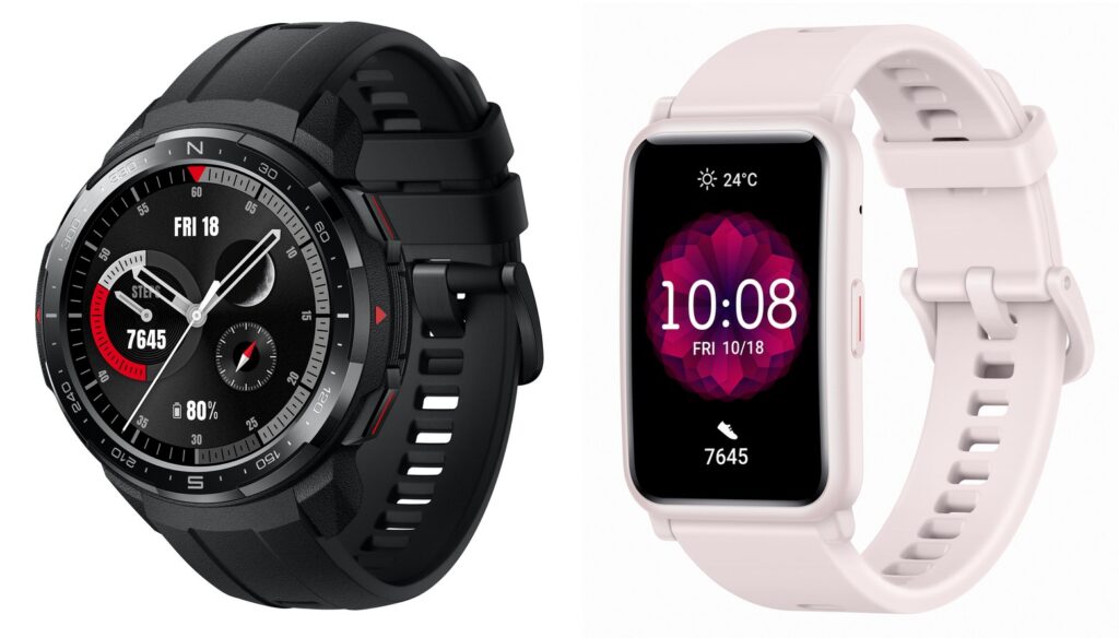 I due smartwatch di Honor: Watch GS Pro (a sinistra) e Watch ES (a destra). Credits: Pocketnow