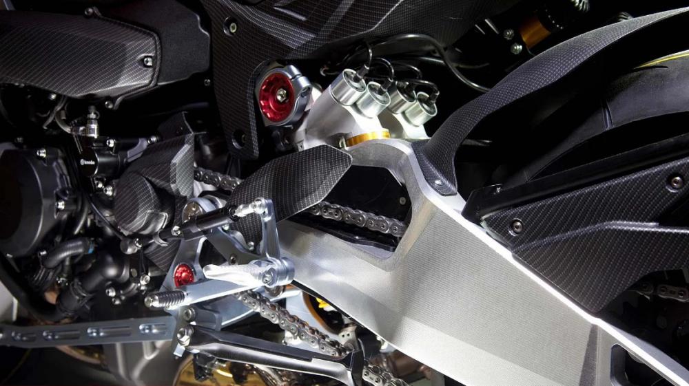 Dettaglio della Bimota Tesi H2
