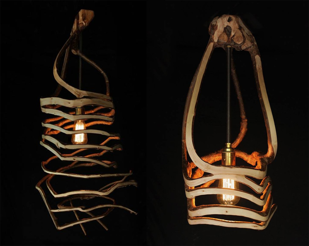 Lampada nata dal progetto di Gavin Munro. PH: keblog.it