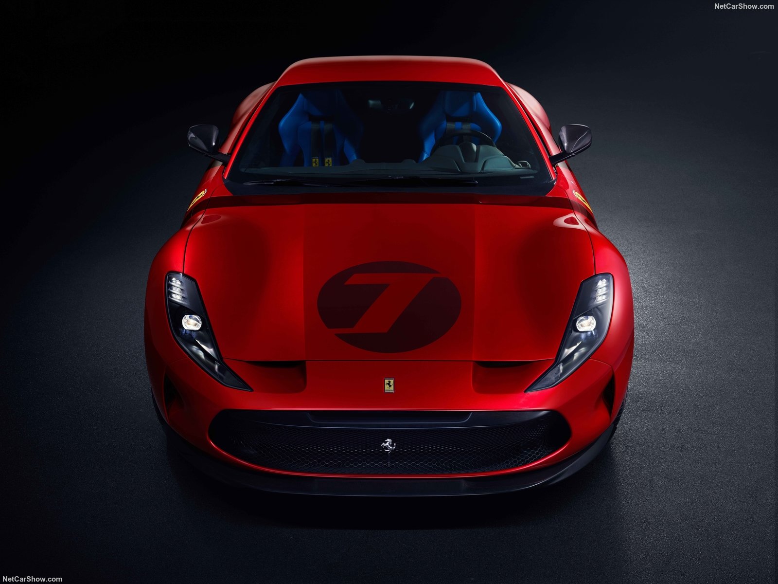 Il frontale della Ferrari Omologata