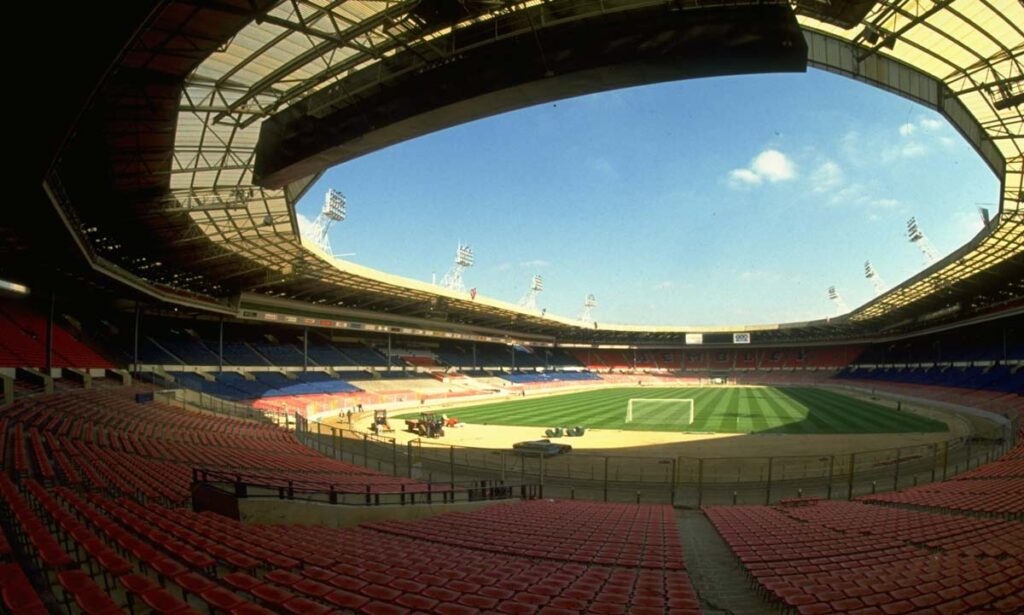 Veduta dell'interno dello stadio di Wembley. PH: super6sport.it