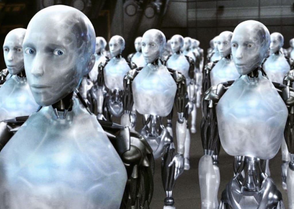 Scena del film Io, Robot