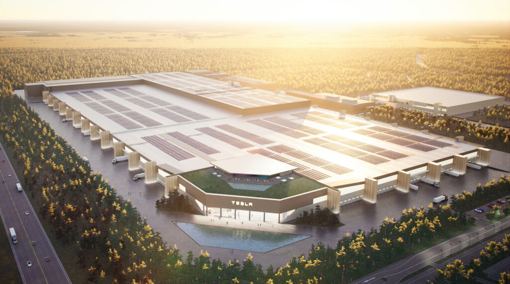 La Gigafactory di Berlino.fonte: tesla.com