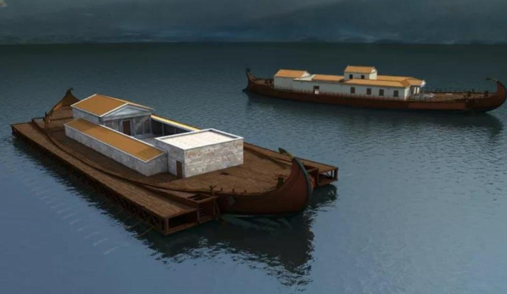 Ricostruzione delle navi di Caligola, Carlo Cestra Digital Productions