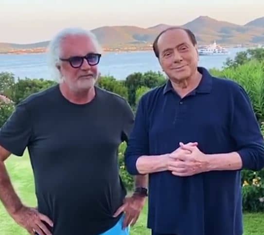 Flavio Briatore e Silvio Berlusconi. Credits: tpi.it