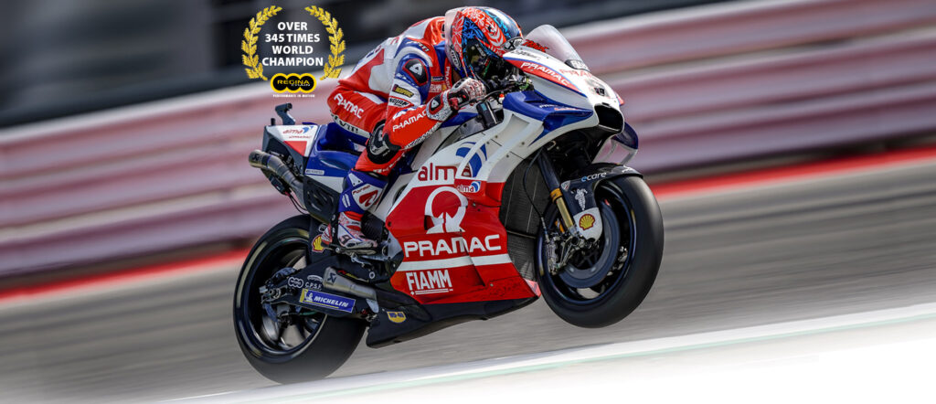 Danilo Petrucci, Team Ducati Pramac, equipaggiato Regina Chain.Credits: Regina Chain