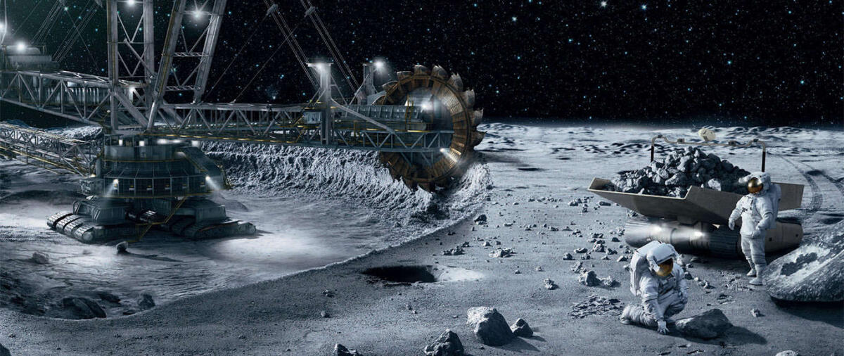 Space Mining: il secondo step per la colonizzazione spaziale - Credits: aerospacedefencetalks.com