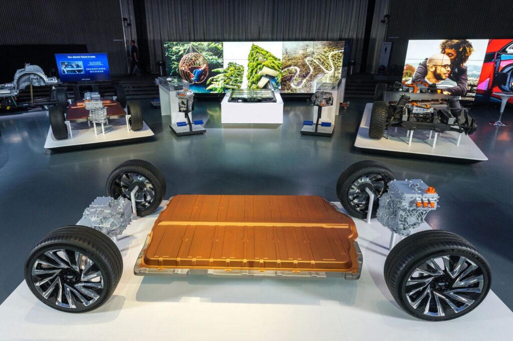 Piattaforma modulare per batterie Ultium General Motors.