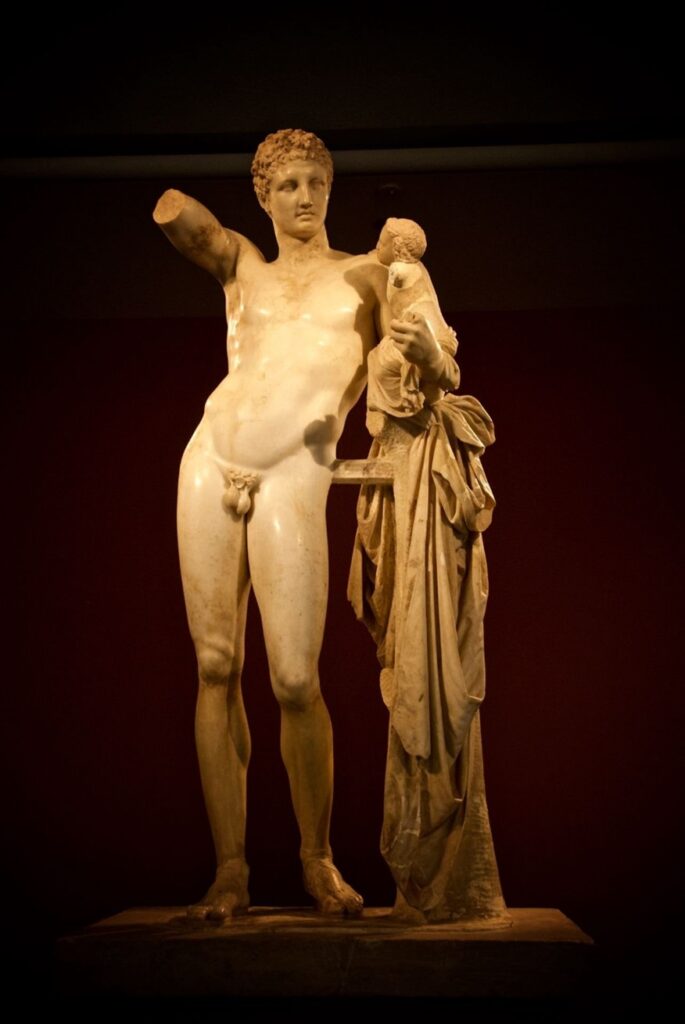 Hermes con Dioniso. PH: wattpad.com