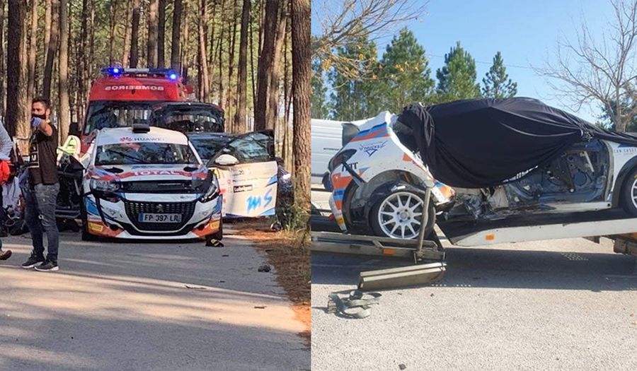 Le immagini dei resti della Peugeot 208 su cui c'era Laura Salvo