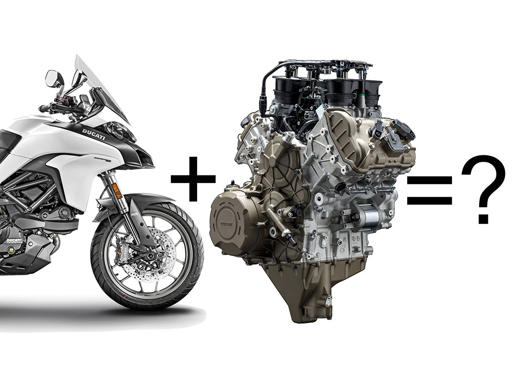 Ducati Multistrada e motore V4. Credits: Cuore Desmo