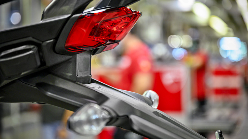 Radar posteriore Ducati Multistrada V4. Credits: Ducati