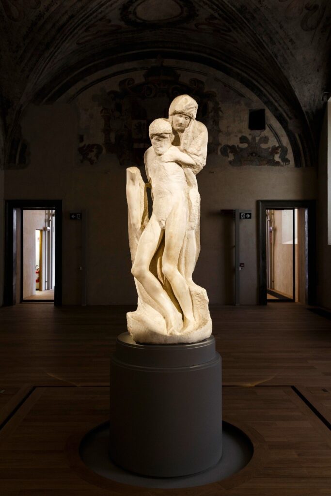 La Pietà Rondanini. PH: michelangelobuonarrotietornato.com