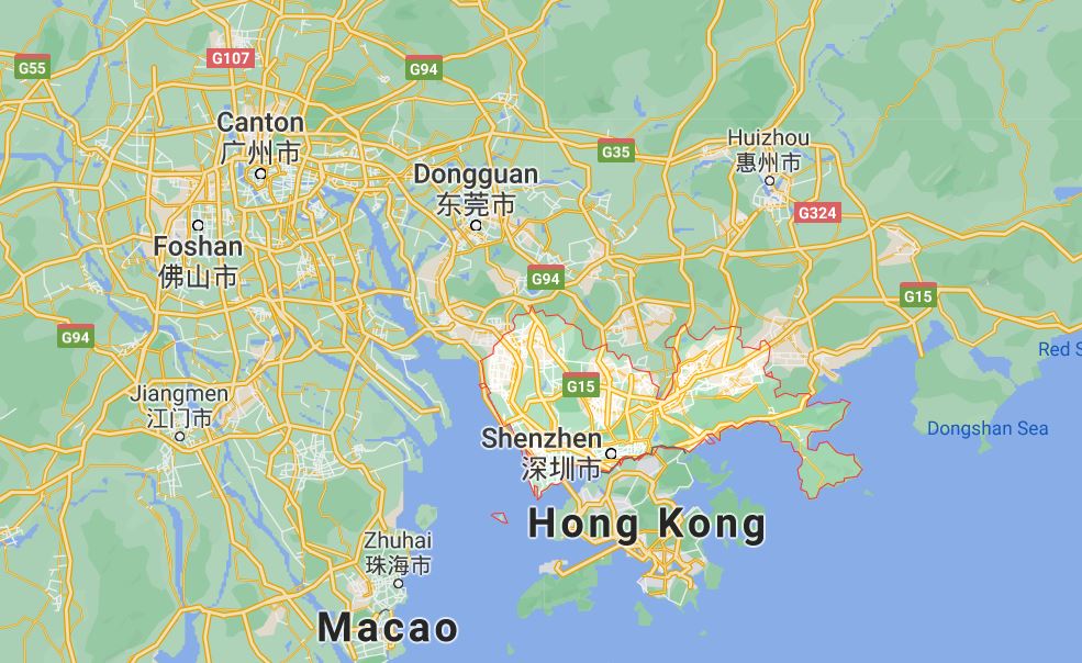 Posizione di Shenzhen