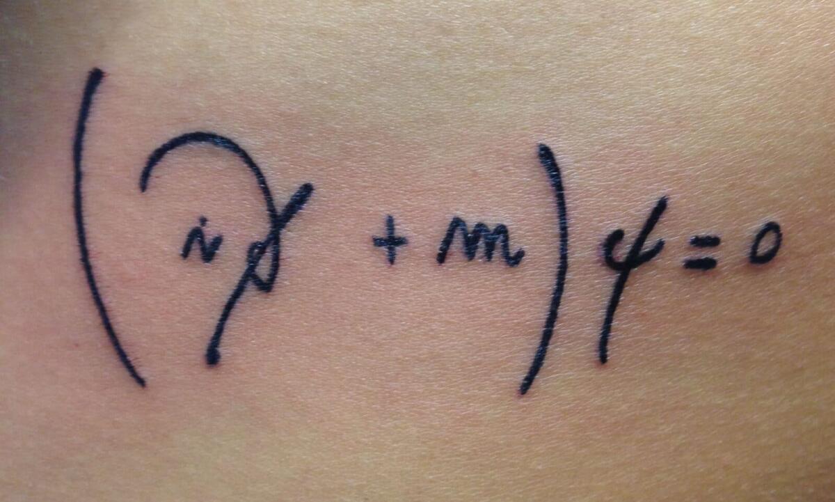 L'equazione di Dirac, il simbolo degli inguaribili romantici - 
