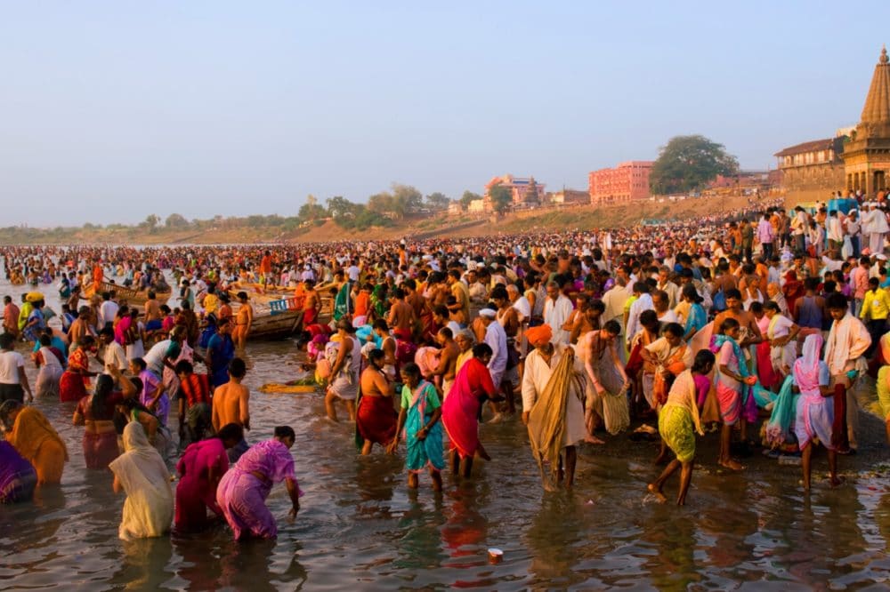 India, cerimonia santa, 14 luglio 2008. Oltre un milione di partecipanti, seguendo il calendario lunare, si ritrova a Pandurpur durante la stagione dei monsoni. Credits: rivistapolitica.eu