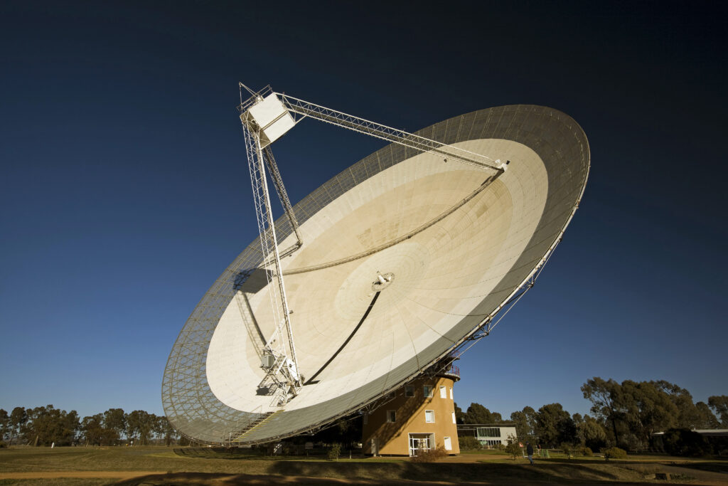 Il radiotelescopio di Parkes. Credits: CSIRO