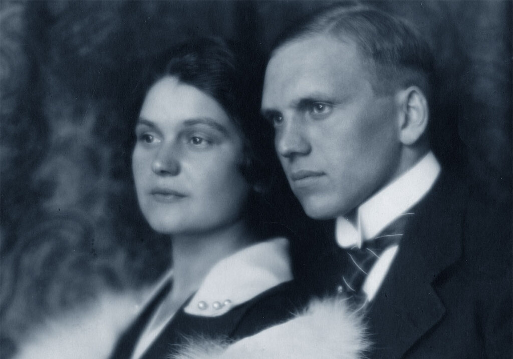 Eliška Junková e il marito Vincenc "Čeněk" Junek