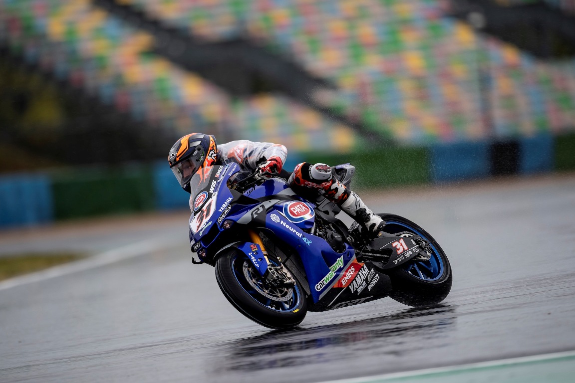 Garrett Gerloff sul circuito di Magny Cours