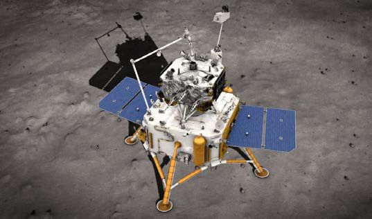 Illustrazione di Chang’e 5. Crediti: CNSA/NASA.