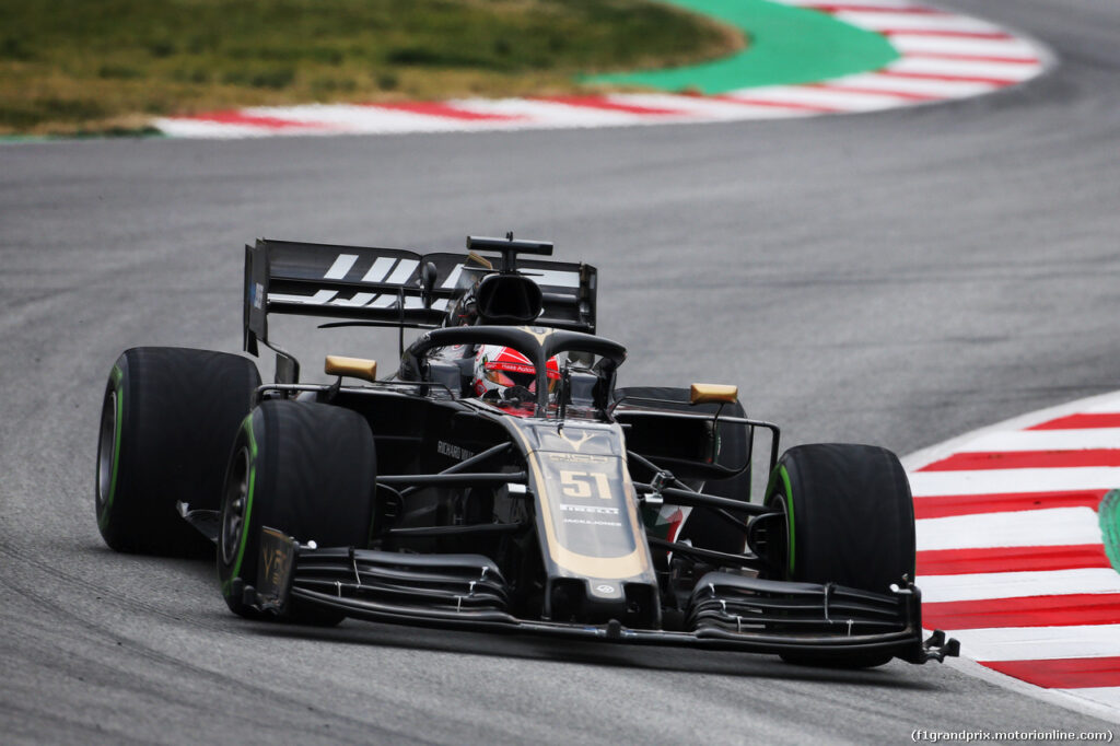 Pietro Fittipaldi alla guida della Haas VF-19 nel 2019
