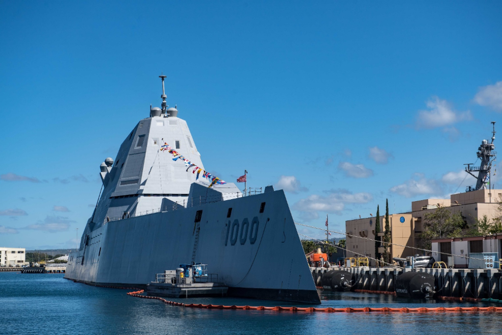 La uss zumwalt a pearl harbour, 2019. Credits: US Navy