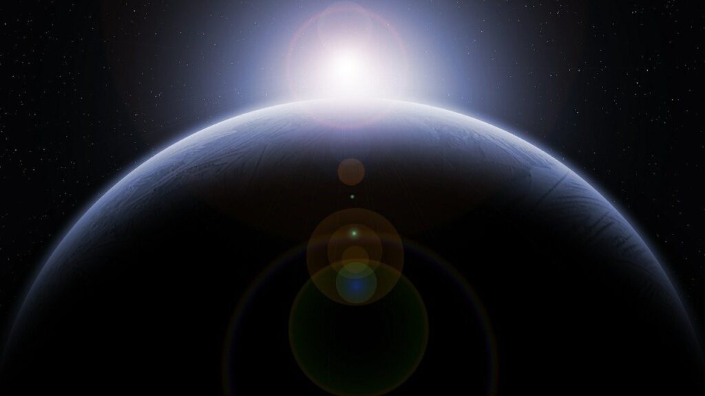 L’orbita dei pianeti del sistema solare è l’esempio per eccellenza di calcolo orbitale. Credits:LoganArt (Pixabay).