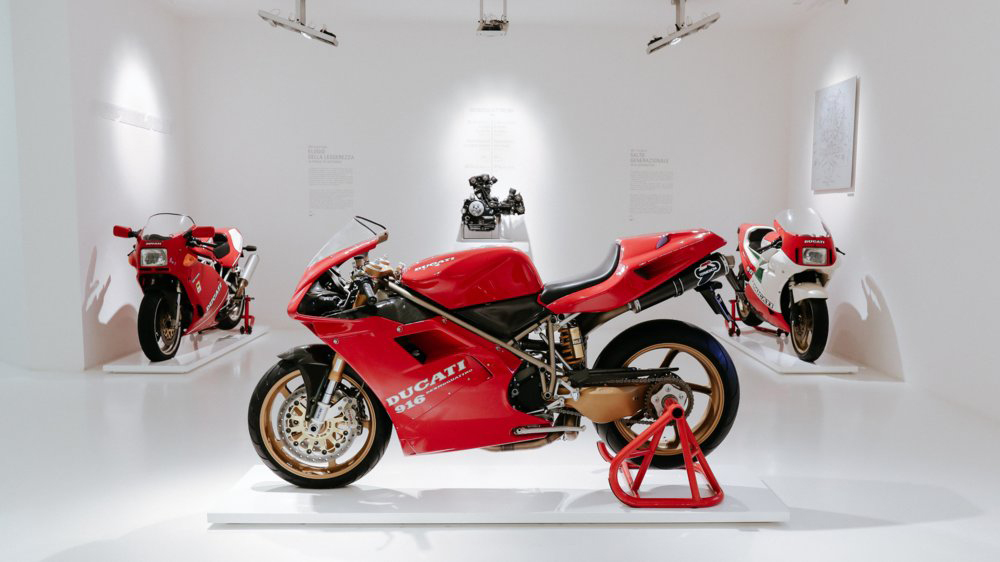 Primo piano, Ducati 916.Cedits: museoducati