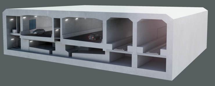 Sezione del tunnel. Ph. femern.com