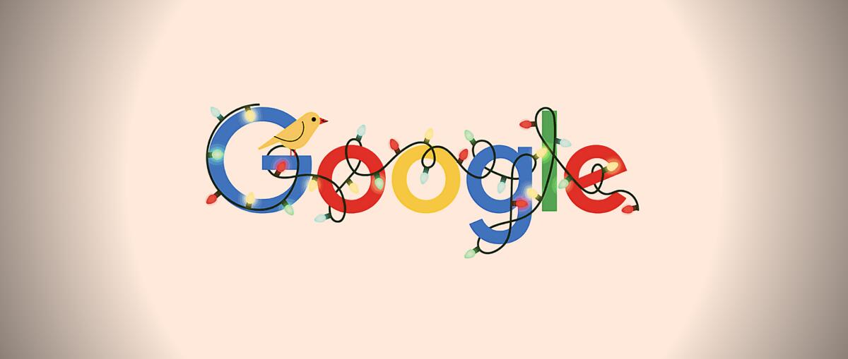 Google Doodle: dal Burning Man al December Global Holidays - Il doodle Google December Global Holidays. Credits: iO Donna