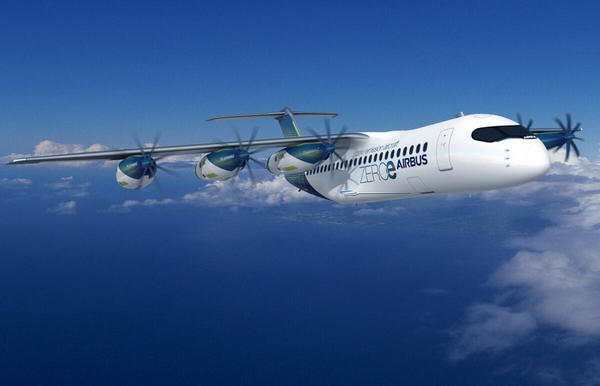 Volare a zero emissioni: la nuova configurazione pod di Airbus - 