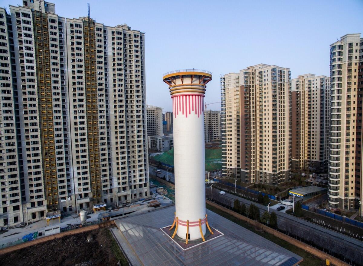 Torre antismog in Cina. Alta 100 metri e funzionante - nbcnews.com